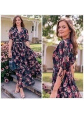 Gal Meets Glam Ashlynn Floral Dress NWT
